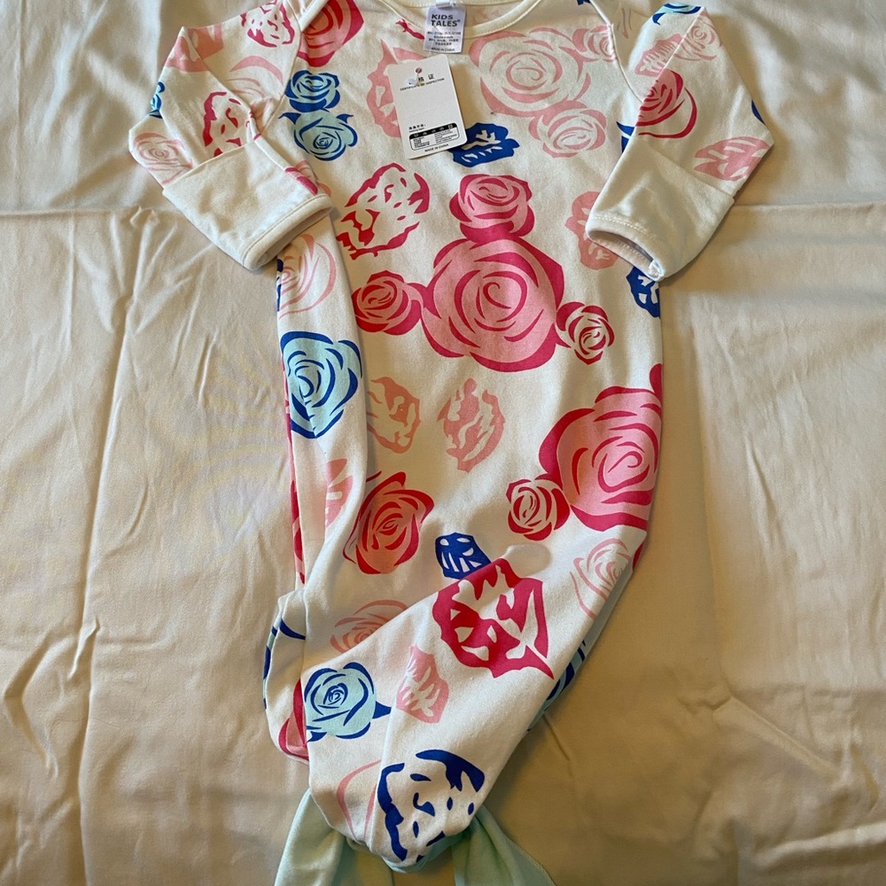 Infant swaddle gown